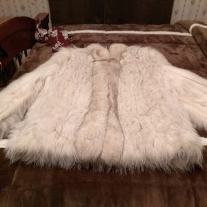 Blue Fox Fur Coat